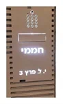 התקנת תיבת דואר מעוצבת 10