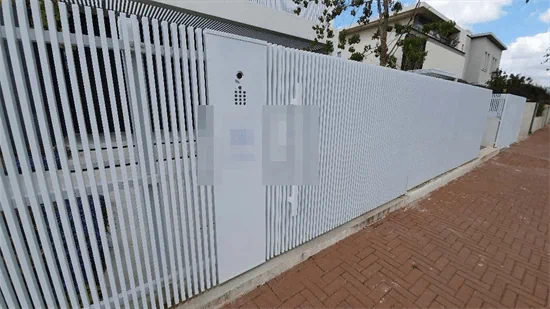 תיבת דואר מעוצבת גיחון בנוי - גימור לבן (מובנית בקיר/עמוד/שער) - דגם 3-5