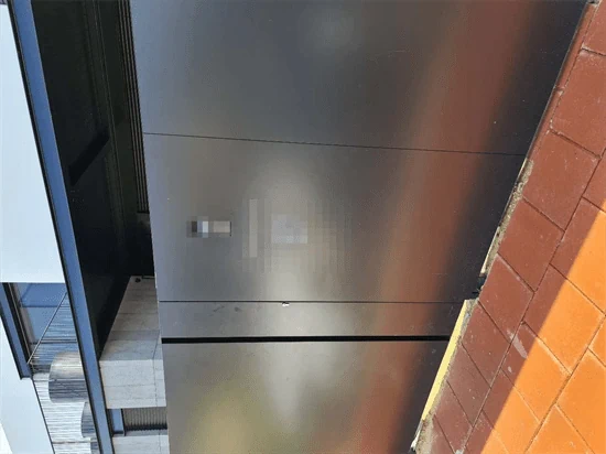 תיבת דואר מעוצבת גיחון בנוי - גימור בגוון עדין (מובנית בקיר/עמוד/שער) - דגם 3-9