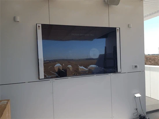התקנת מעמד טלוויזיה מעוצב